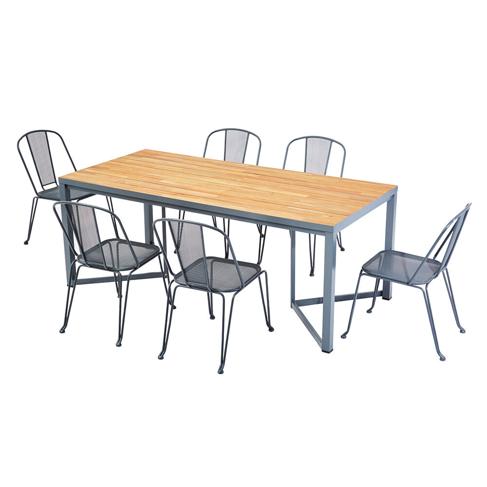 Ensemble pliable table + 2 chaises pour balcon en acacia Fidgi -  Achat/vente de Mobilier de jardin pas cher - Cemonjardin