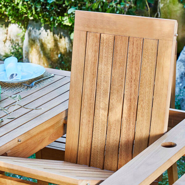 Table extensible Maxi Mobilier de jardin Bocarnea Favex